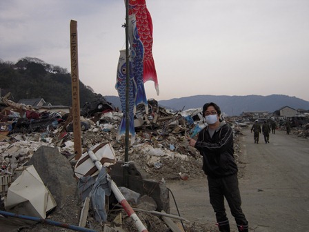石巻市 門脇小学校近辺 石巻市 門脇小学校近辺